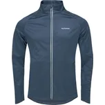 Klimatex Pánská větruodolná softshellová bunda Valtari temně modrá M