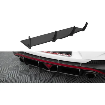 Nárazník Spoiler zadního nárazníku Street pro Hyundai I30 N Fastback Mk3 černo červený