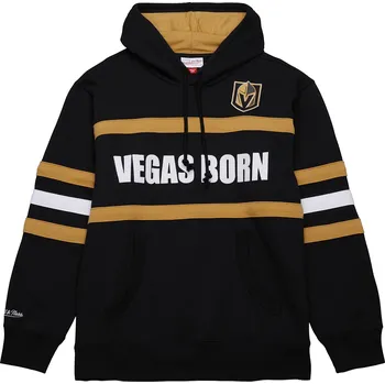 Pánská mikina Mitchell & Ness Pánská mikina Vegas Golden Knights NHL Head Coach Hoodie Current Logo Velikost: M