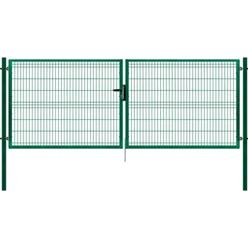 Plot Dvoukřídlá brána 3D PILOFOR® poplastovaná (Zn + PVC) - rozměr 4118 × 1045 mm