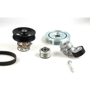 Vodní pumpa + klinový żebrový řemen HEPU PK03233