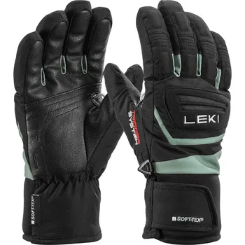 Rukavice lyžařské Leki Griffin 3D Junior Velikost: 5 černá/zelená