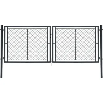 Plot Dvoukřídlá brána IDEAL® II. pozinkovaná Zn - rozměr 3600 × 1000 mm, FAB