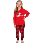 Pyžamo pro mládež DOCTOR NAP PDG.9750 RED PRINCESS ROYAL 110/116 0