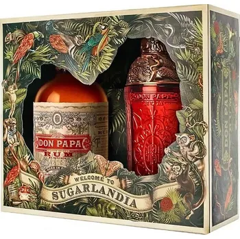 Nápoj Don Papa 7YO 40% 0,7 l (dárkové balení shaker)