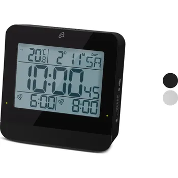 Budík AURIOL® AURIOL® LCD budík řízený rádiovým signálem Černá