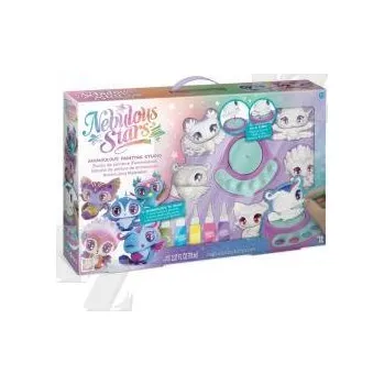 Hračka Kreativní sada Nebulous Stars Barvení Animoušů s otočným stojanem, Wiky