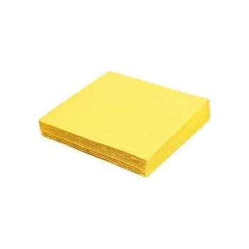 Papírový ubrousek Ubrousek 33 x 33 cm 2vrstvý žlutý (50&nbsp;ks)