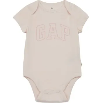 Kojenecký body Dětské body GAP V-G LOGO 6-12M Béžová, Růžová