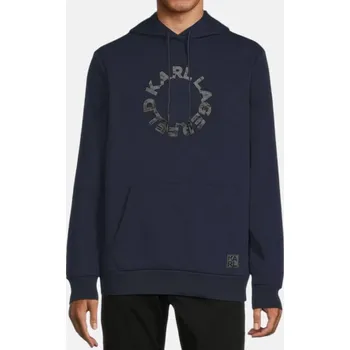 Pánská mikina Pánská modrá mikina Karl Lagerfeld - Velikost S, Barva Modrá 56098 LM103973