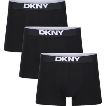 Pánské spodní prádlo Pánské boxerky DKNY NEW YORK M Černá, Bílá