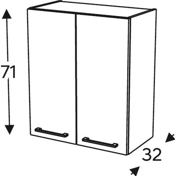 Kuchyňská skříňka Kuchyňská skříňka Mono M WS60/71