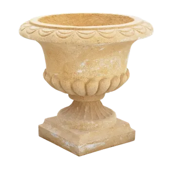 Zahradní dekorace Malá zahradní váza z umělého pískovce 20kg