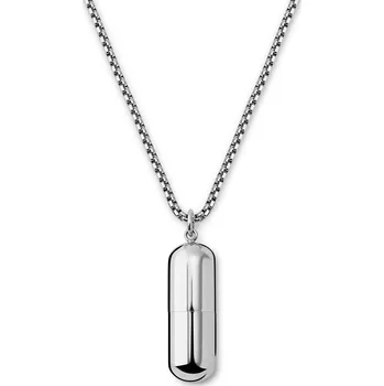 Náhrdelník Egan | Náhrdelník Pilulka ve stříbrné barvě - Otsu