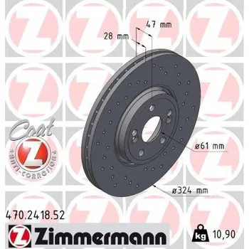 Auto-moto Brzdový kotouč ZIMMERMANN 470.2418.52