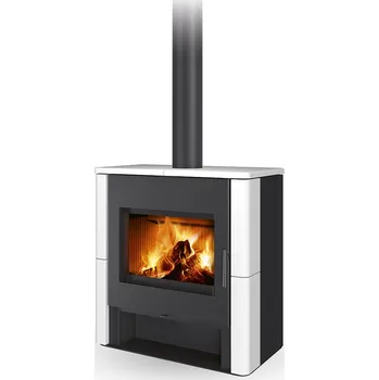 Krbová kamna Romotop Telde krbová kamna s výměníkem keramika Keramika: steel (58507)