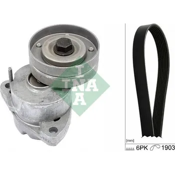 Sada žebrovaných klínových řemenů Schaeffler INA 529 0091 10