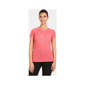 Dámské tričko Kilpi ZARJA-W růžová 42; Růžová triko + DÁREK DLE VÝBĚRU!