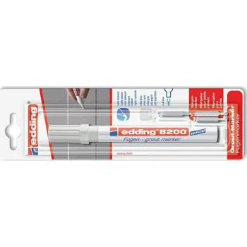 Průmyslový popisovač edding 8200 pro spáry dlaždiček 5ks Barva: Stříbně šedá