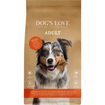 Krmivo pro psa 2x12kg Dog´s Love Adult s hovězím – výhodné balení