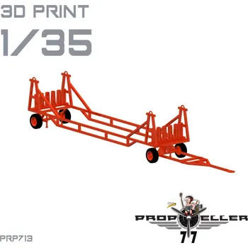 Plastikový model 77PROPELLER 1/35 Helicopter Rotor Blade Cart for Mi-24/Mi-8/17