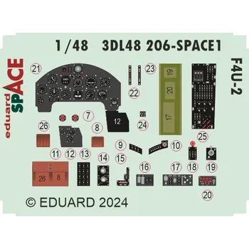 Volný čas Eduard 1/48 F4U-2 SPACE (HOBBY BOSS)