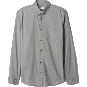 Pánská košile Pánská košile GAP STRETCH POPLIN XS Šedá