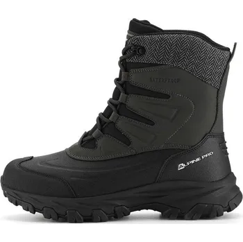 Oblečení a móda Pánská zimní obuv ALPINE PRO ACHERN 45 Černá, Tmavě šedá