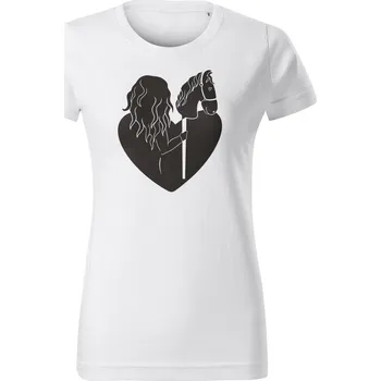 Dívčí tričko Horsezone.cz Tričko Hobby Horse černé - logo velké Barva: Bílá, Velikost: M