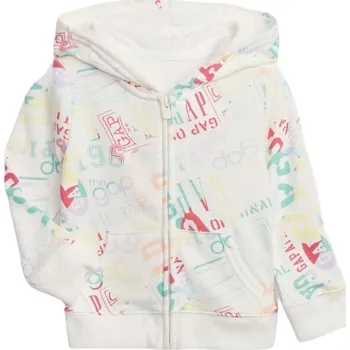 Chlapecká mikina Dětská mikina GAP BABY 2Y Bílá, Mix