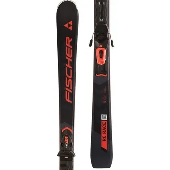 Sjezdové lyže Sjezdové lyže Fischer RC RACE AR + RS 11 GW 160 Černá, Červená, Šedá