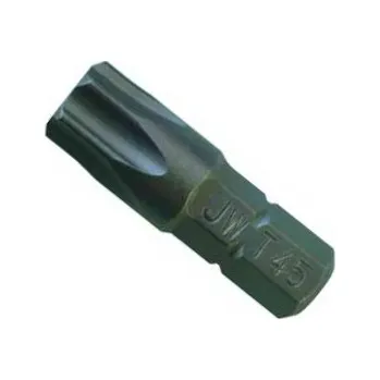 Bit Bity Torx s otvorem, různé velikosti, délka 25 mm, úchyt 1/4" – JONNESWAY, Velikost: TT25