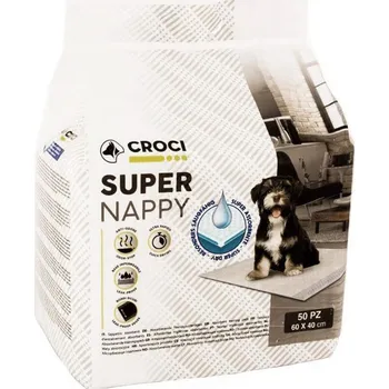 Kosmetika pro psa 2x50 kusů Croci Super Nappy podložky pro štěňata 60x40cm, pes