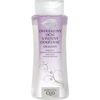 Pleťový krém Bione Cosmetics Exclusive Q10 dvoufázový oční a pleťový odličovač pro všechny typy pokožky 255 ml