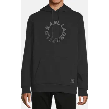 Pánská mikina Pánská černá mikina Karl Lagerfeld - Velikost L, Barva Černá 56099 LM103973