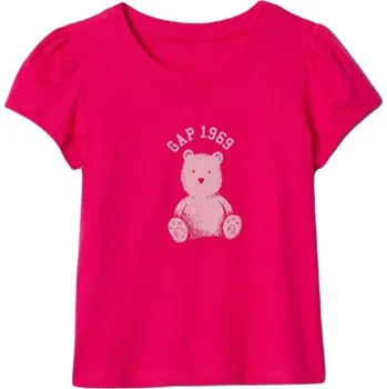 Dětské tričko GAP BABY 5y Růžová