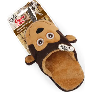 Hračka pro psa AFP Plyšová papuče pro psa Doggies Shoes – Opice