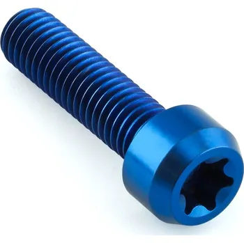Šroub Pro-Bolt titanový torx šroub s cylindrickou hlavou se závitem M8 x 1,25 mm a délkou 30 mm modrá