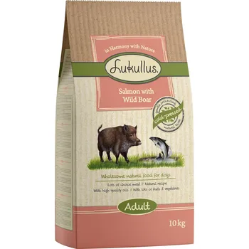 Krmivo pro psa 10kg Lukullus losos & divočák