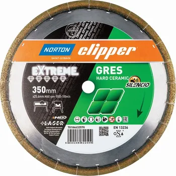 Řezný kotouč NORTON CLIPPEREXTREME GRES SILENCIO 350x25,4