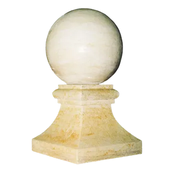 Zahradní dekorace Zahradní koule z umělého pískovce na podstavci 51kg