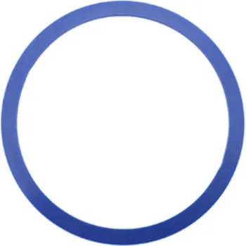 Ploché závitové těsnění z polyuretanu pro Eurospojku TANKWAGON MK a TWK DN100 4", do +100 °C, barva modrá KOVAZ GD100PU