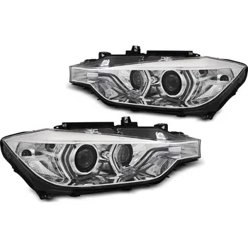 Přední světlomet Přední světla, BMW 3, F30/F31, 2015-2018, LCI, DRL LED, Chrom (LPBMN1)