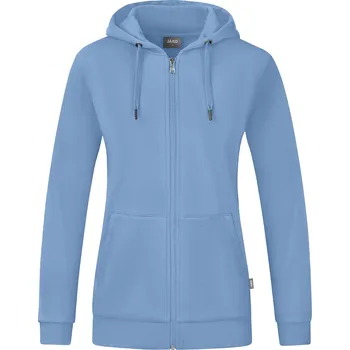 Dámská cargo bunda JAKO Bunda s kapucí Organic vel. 42, světle modrá