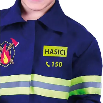 Karnevalový kostým Dětský kostým hasič - český potisk (M)