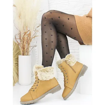 Dámská zimní obuv Cathay moda Farmářky s kožíškem 3115-4CA Velikost: 38