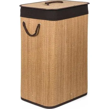 Koš na prádlo Koš na prádlo G21 72 l, bambusový s hnědým košem