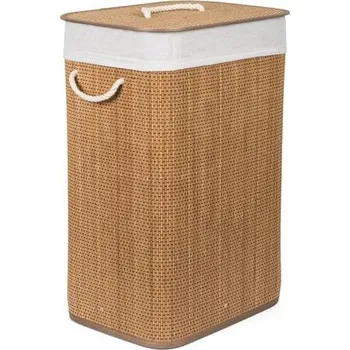 Koš na prádlo Koš na prádlo G21 72 l, bambusový s bílým košem