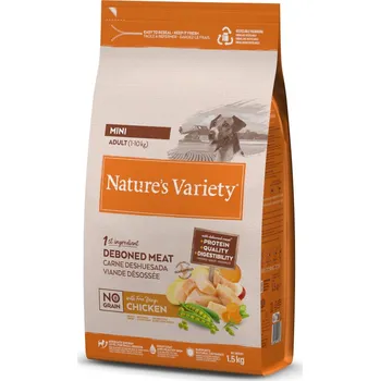 Krmivo pro psa 3x1,5kg Nature's Variety No Grain Mini Adult kuřecí z volného chovu