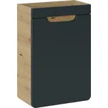 Umyvadlová skříňka Aruba 826 1D dub craft zlatý/černý mat